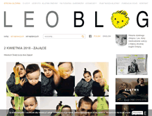 Tablet Screenshot of leoblog.pl